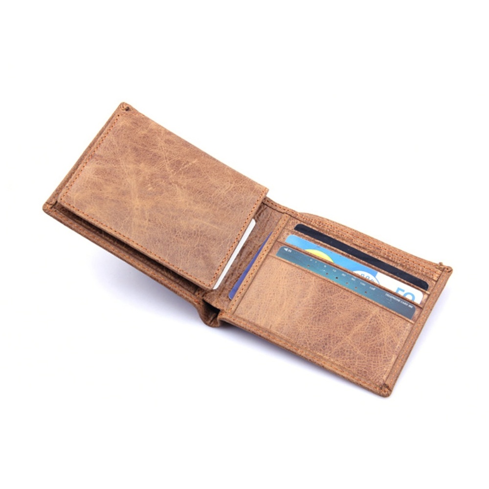 Mens RFID Protection Trifold WALLET - Picture 6 of 7